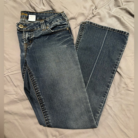 Warehouse One Size 29 Boot Cut Blue Jeans - Picture 4 of 6